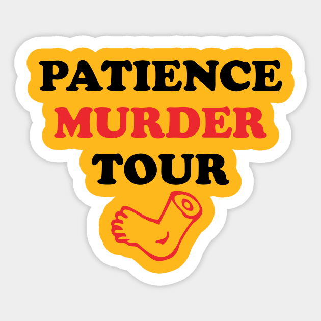 Paradise Murder Tour Sticker by Vault Emporium